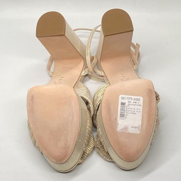 Loeffler Randall Natalia Pleated Platform Sandals size 8 - Picture 12 of 13